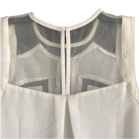 Urban Outfitters Silence & Noise  Bailey Sheer Cutout White Mini Dress. Size XS. - Picture 9 of 12